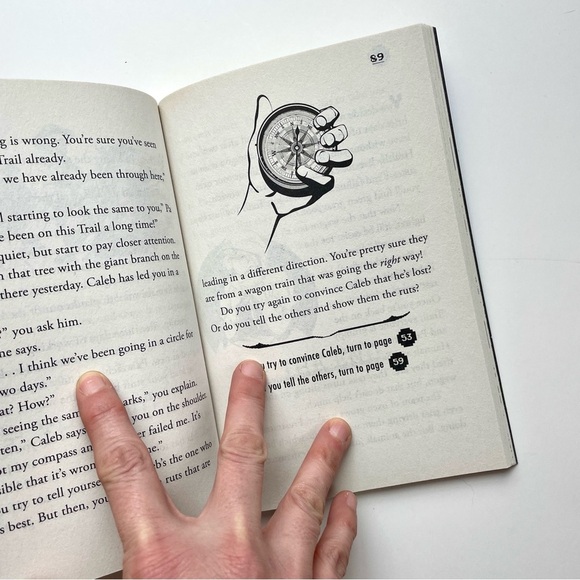 🎯3/$10 Softcover Paperback Book The Oregon Trail: The Race to Chimney Rock - Picture 5 of 6